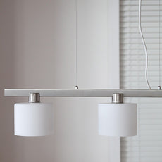 Minimalistisch Pendelleuchte Metall Weiß Esszimmer