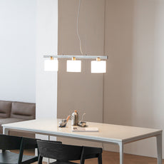 Minimalistisch Pendelleuchte Metall Weiß Esszimmer
