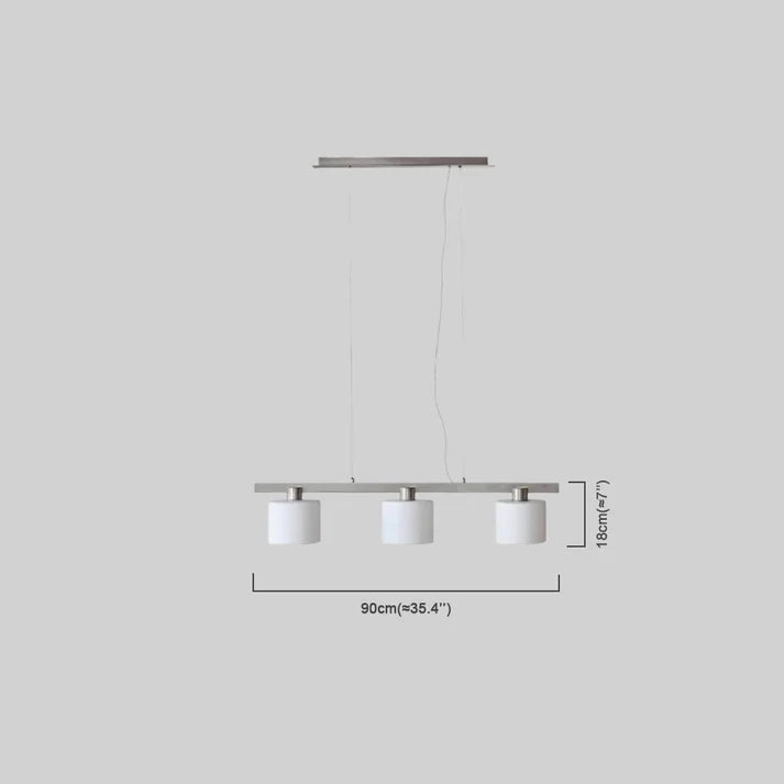Minimalistisch Pendelleuchte Metall Weiß Esszimmer