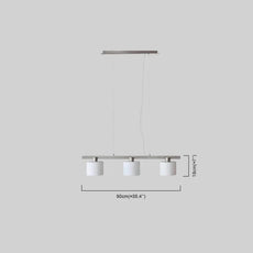 Minimalistisch Pendelleuchte Metall Weiß Esszimmer