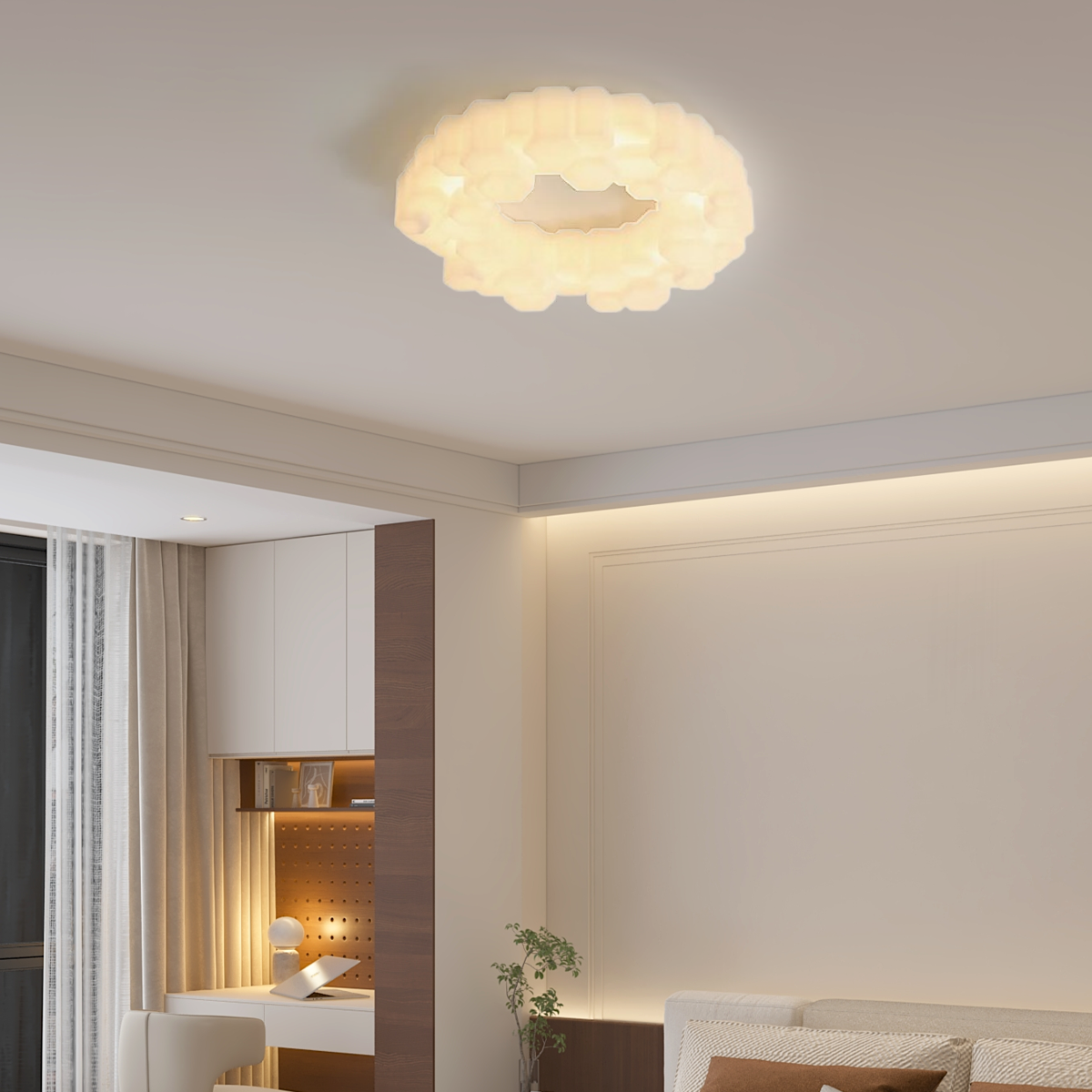 Modern Wandlampe LED Metall Linear Gold Wohnzimmer