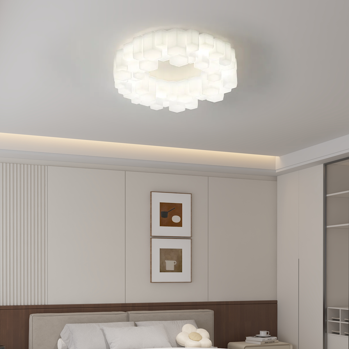 Modern Wandlampe LED Metall Linear Gold Wohnzimmer
