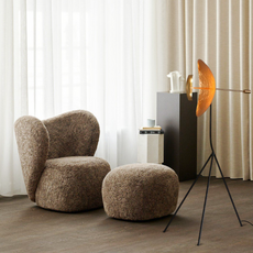 Modern Stehleuchte LED Stativ Reflexion Metall Gold Wohnzimmer