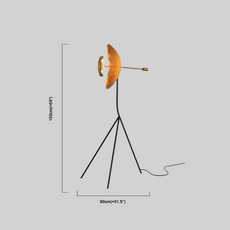 Modern Stehleuchte LED Stativ Reflexion Metall Gold Wohnzimmer