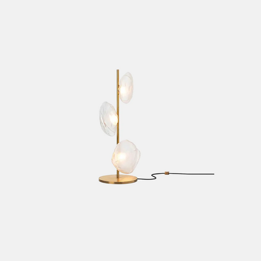 Art Deco Tischlampe LED Unregelmäßig Glas Wohnzimmer