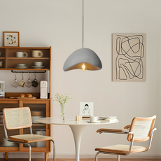 Minimalistisch Pendelleuchte Metall Grau Wohnzimmer