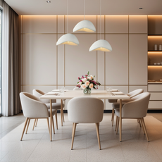Minimalistisch Pendelleuchte Metall Grau Wohnzimmer