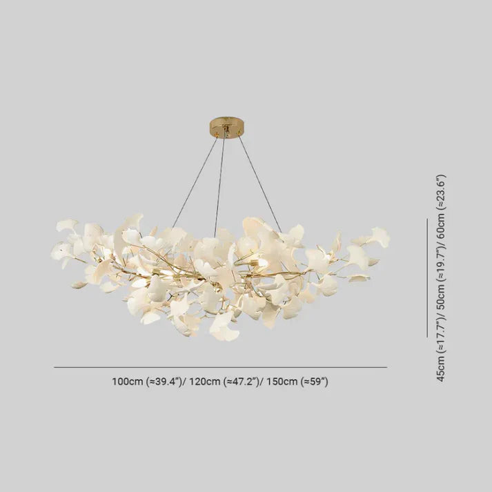 Moderne Kronleuchter Gold/Schwarz Keramik/Metall Wohn/Esszimmer