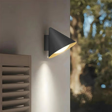Vintage Außenwandleuchte LED Metall Gold/Schwarz Garten/Hauseingang