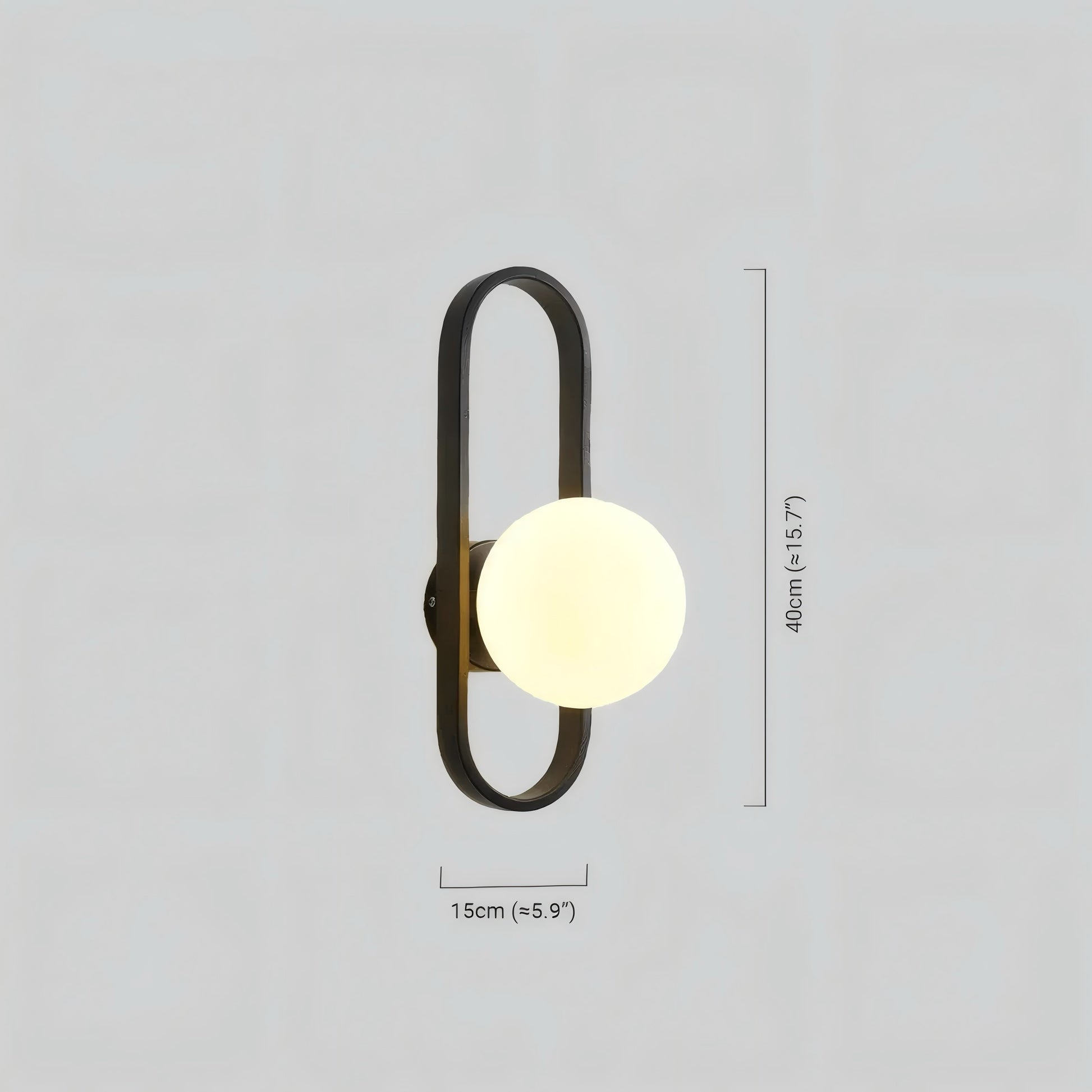 Modern Wandlampe Metall Gold Flur