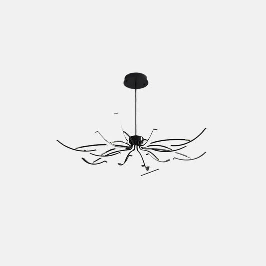 Nordic Pendelleuchte Metall Gold Wohnzimmer