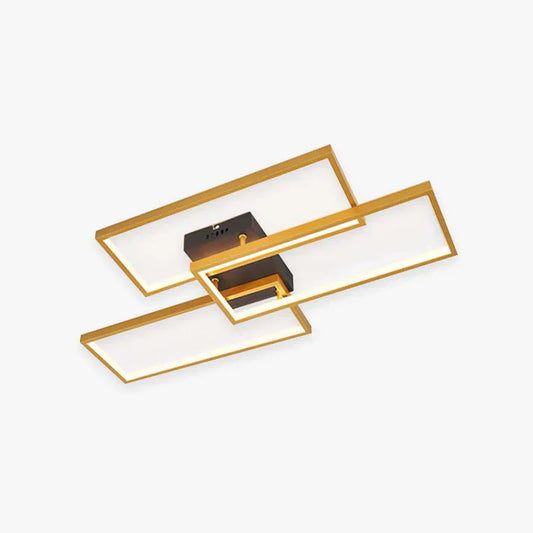 Goldene Deckenlampe, geeignet für das Schlafzimmer