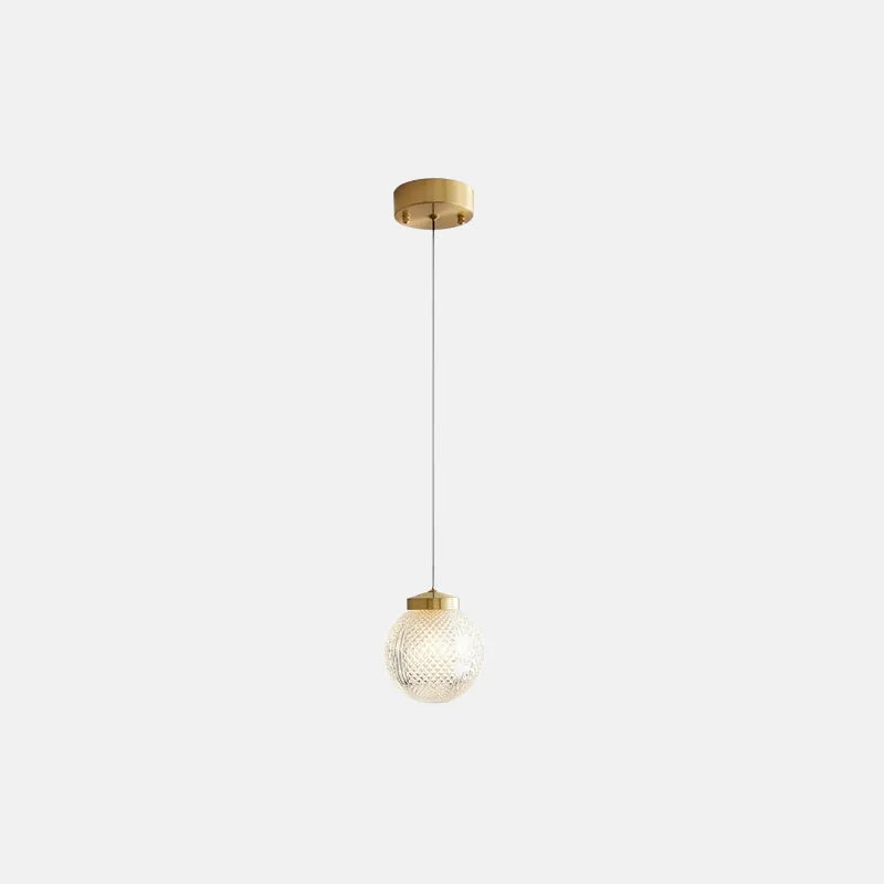 Nordic Pendelleuchte Metall Gold Schlafzimmer
