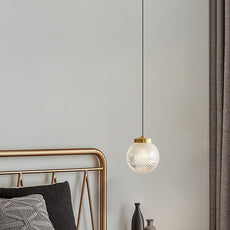 Nordic Pendelleuchte Metall Gold Schlafzimmer