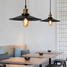 Retro Pendelleuchte Metall Messing Esszimmer
