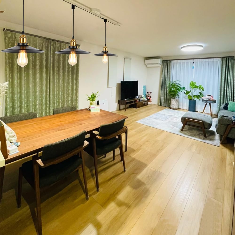 Retro Pendelleuchte Metall Messing Esszimmer