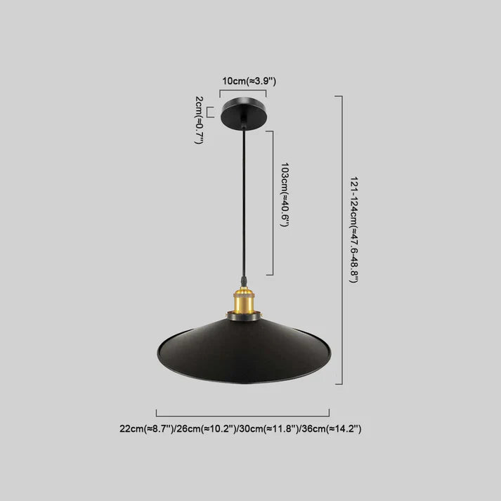 Retro Pendelleuchte Metall Messing Esszimmer