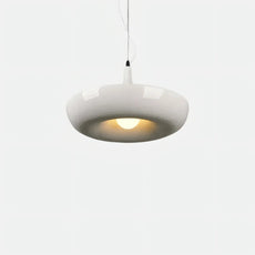 Modern Pendelleuchte LED Metall Rund Weiß 