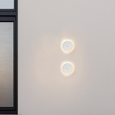 Moderne Außenwandleuchte LED  Metall Weiß/Schwarz Rund/Quadrat Garten