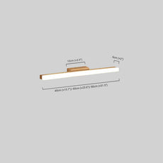 Minimalistisch Wandlampe Holz Holzfarbe Wohnzimmer