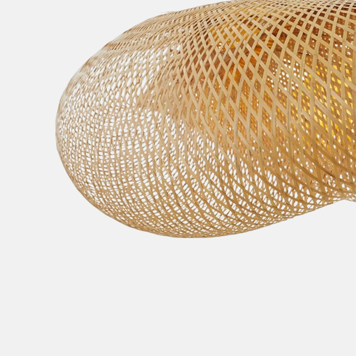 Moderne Pendelleuchte LED Rattan Holz Wohn/Esszimmer