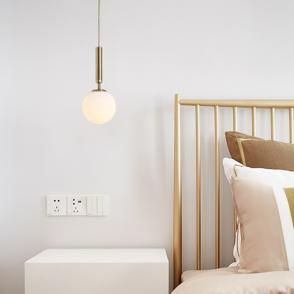 Modern Pendelleuchte Metall/Glas Schwarz Esszimmer