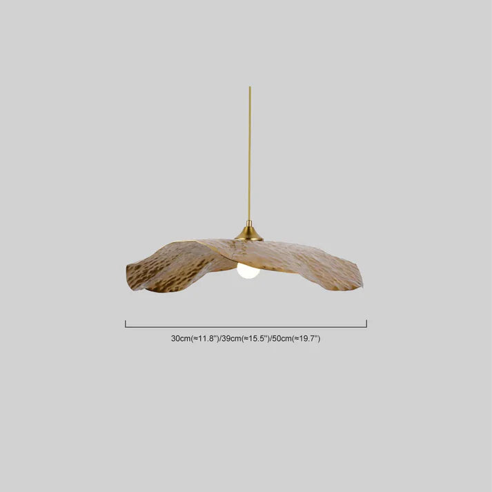 Designer Pendelleuchte Metall Gold Esszimmer