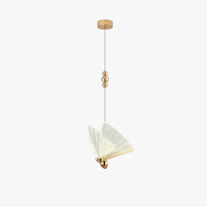 Modern Pendelleuchte Metall Acryl Weiß Schlafzimmer