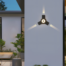 Modern Außenwandleuchte LED Zweiflamming Metall Flur/Garten