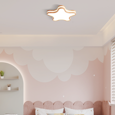 Modern Deckenleuchte LED Sternenhimmel Holz Kinderzimmer