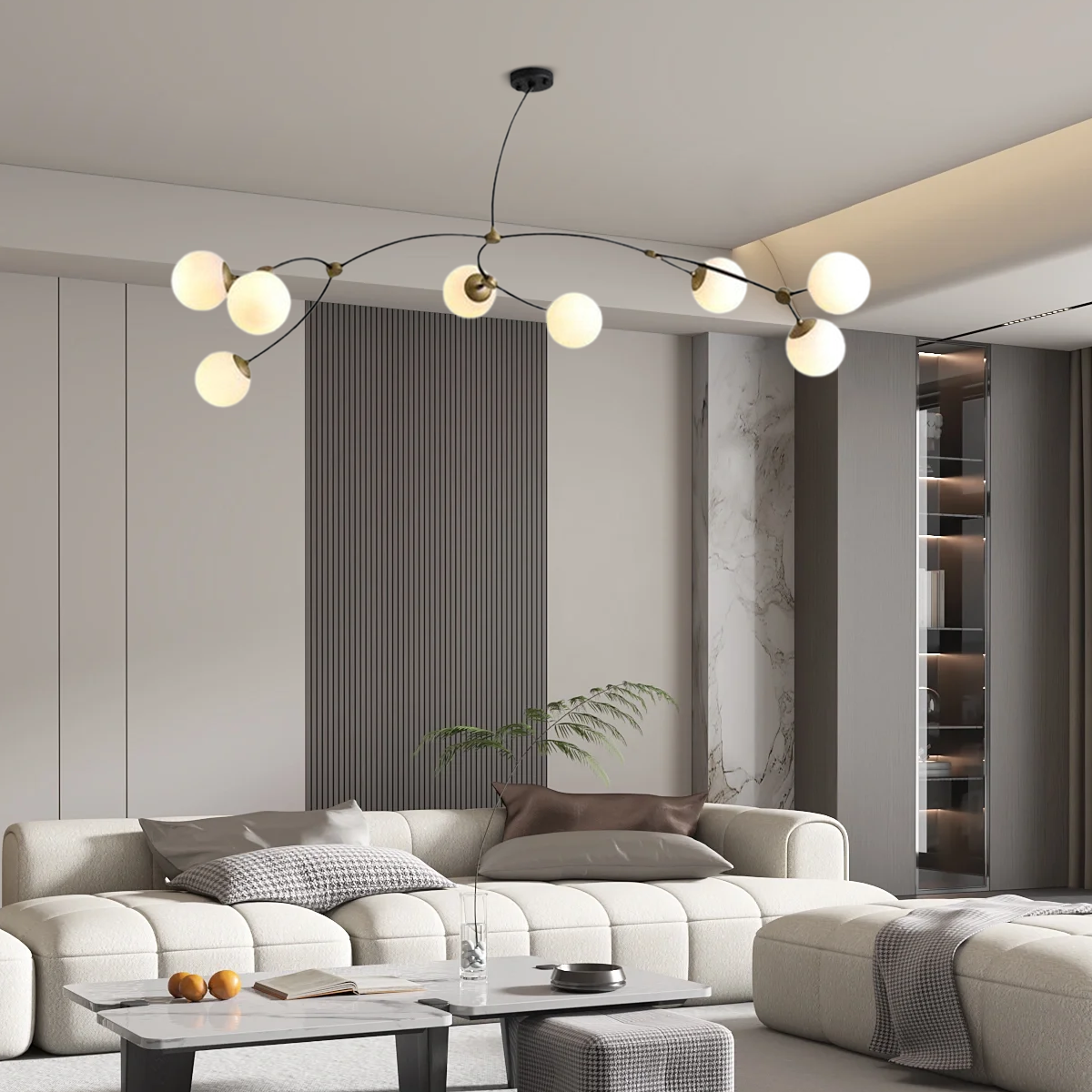 Modern Kronleuchter LED Metall Glas Esszimmer Wohnzimmer