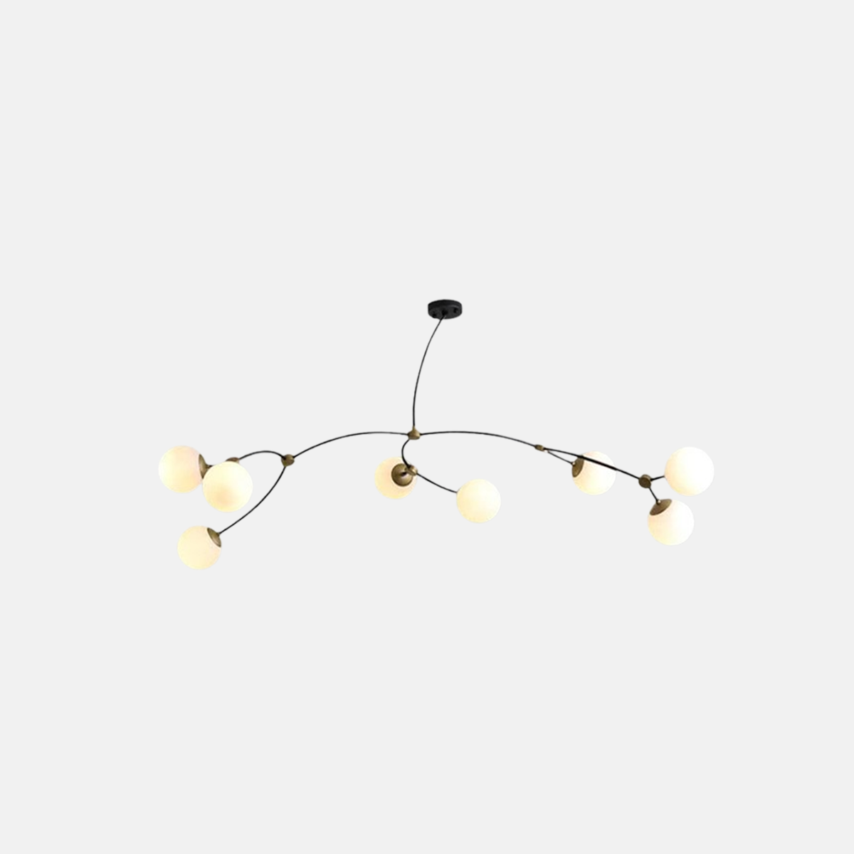 Modern Kronleuchter LED Metall Glas Esszimmer Wohnzimmer
