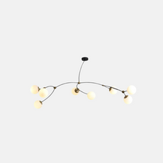 Modern Kronleuchter LED Metall Glas Esszimmer Wohnzimmer