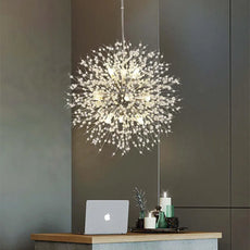Moderne Pendelleuchte LED Dandelion Metall Ess/Wohnzimmer
