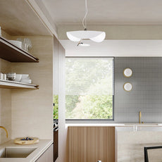 Moderne Pendelleuchte/Denkenleuchte LED Metall Schwarz/Gold Wohnzimmer