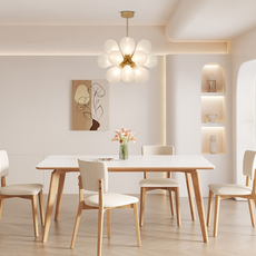 Modern Metall Pendelleuchte Blau/Lila Esszimmer