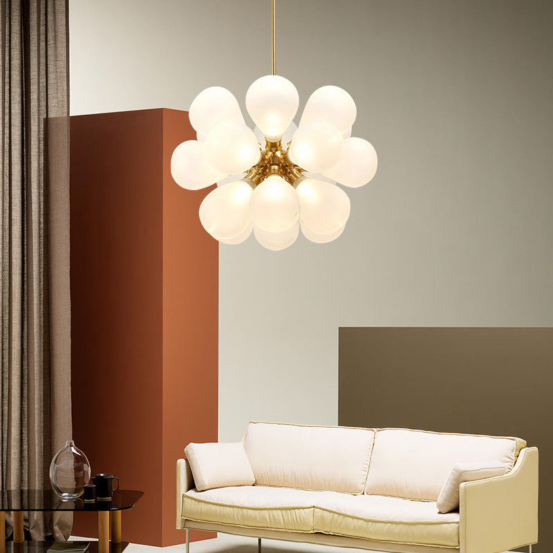 Modern Metall Pendelleuchte Blau/Lila Esszimmer