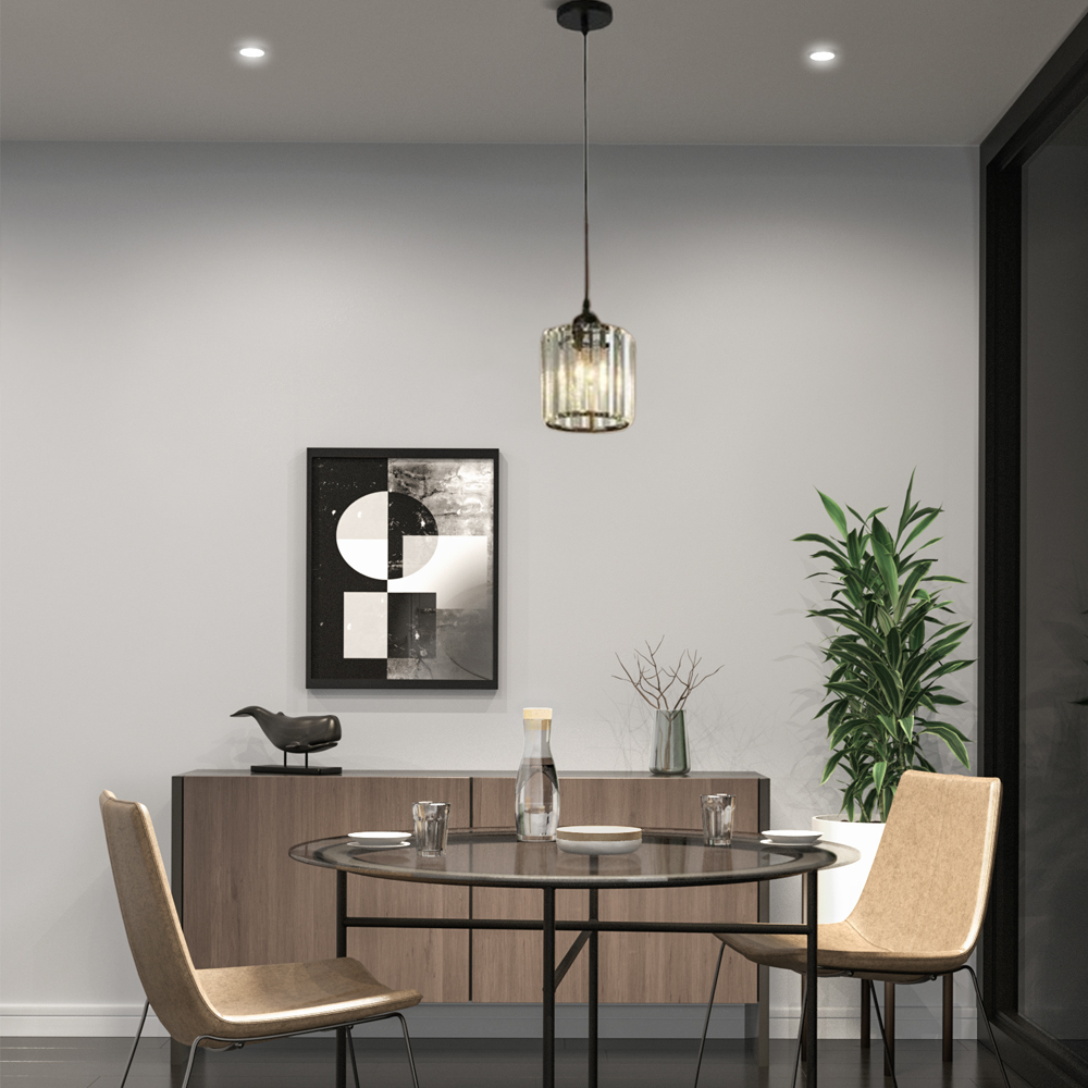 Nordic Pendelleuchte LED Glas Gold Esszimmer