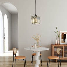 Nordic Pendelleuchte LED Glas Gold Esszimmer