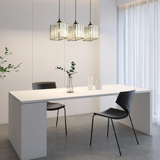 Nordic Pendelleuchte LED Glas Gold Esszimmer
