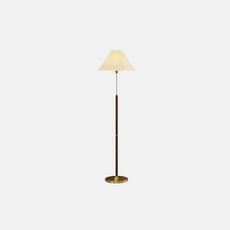 Vintage Stehleuchte/Tischleuhte Kappenförmig Metall Beige Wohnzimmer 