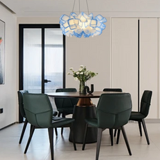 Modern Pendelleuchte Metall Weiß Wohnzimmer