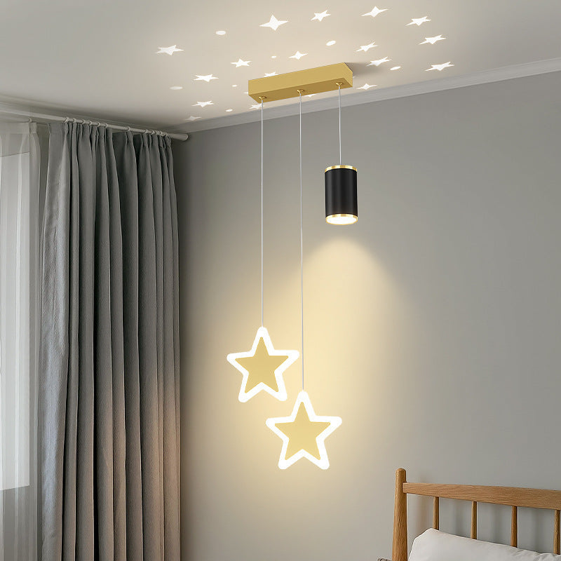 Art Deco Pendelleuchte Metall Gold Wohnzimmer