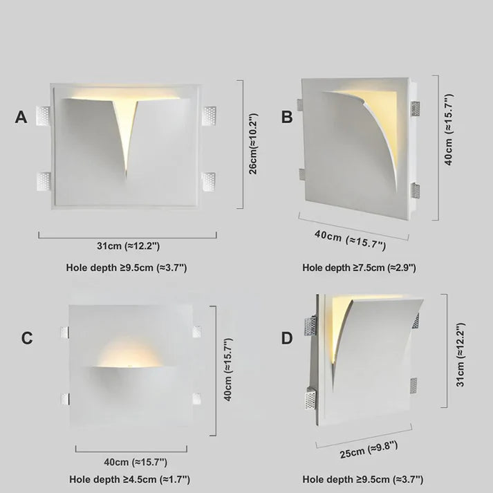 Art Deco Wandlampe Metall Weiß Wohnzimmer