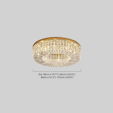 Modern Deckenleuchte Metall Chrom/Gold Schlafzimmer