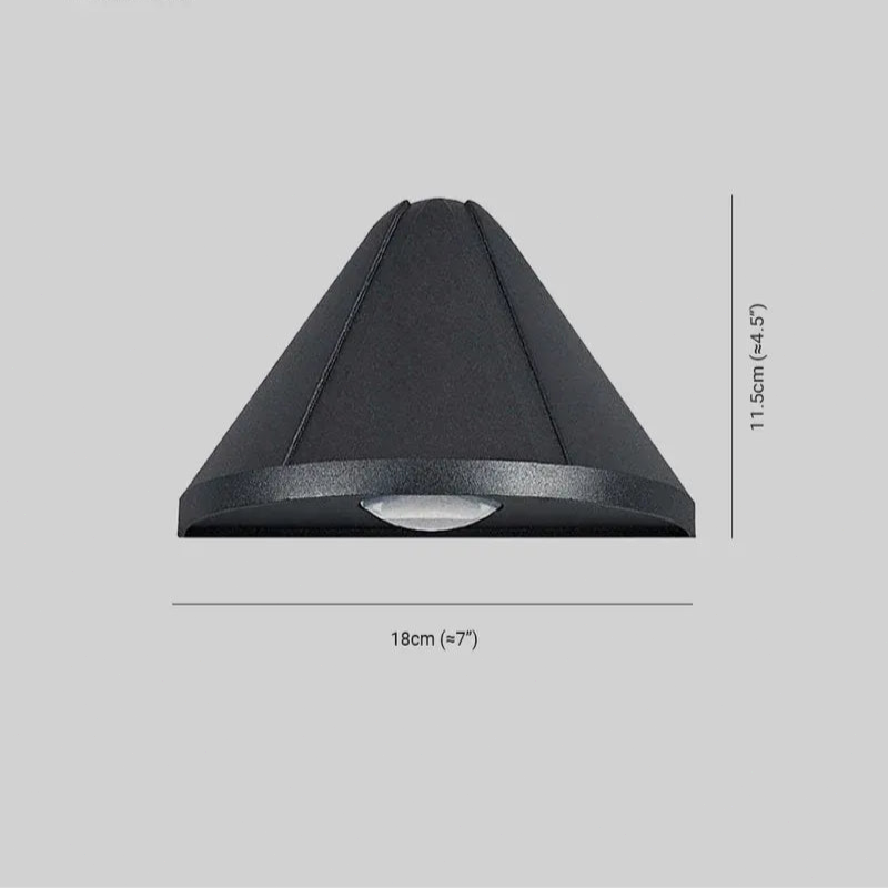 Modern Wandlampe Metall Weiß/Schwarz Flur