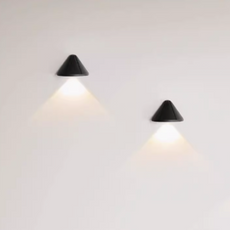 Modern Wandlampe Metall Weiß/Schwarz Flur