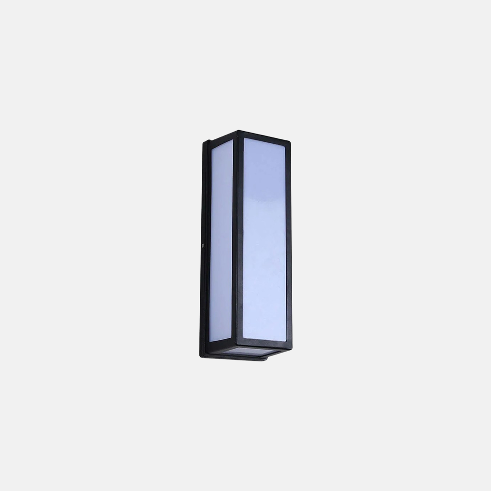 Minimalistisch Wandlampe Metall Schwarz Hof