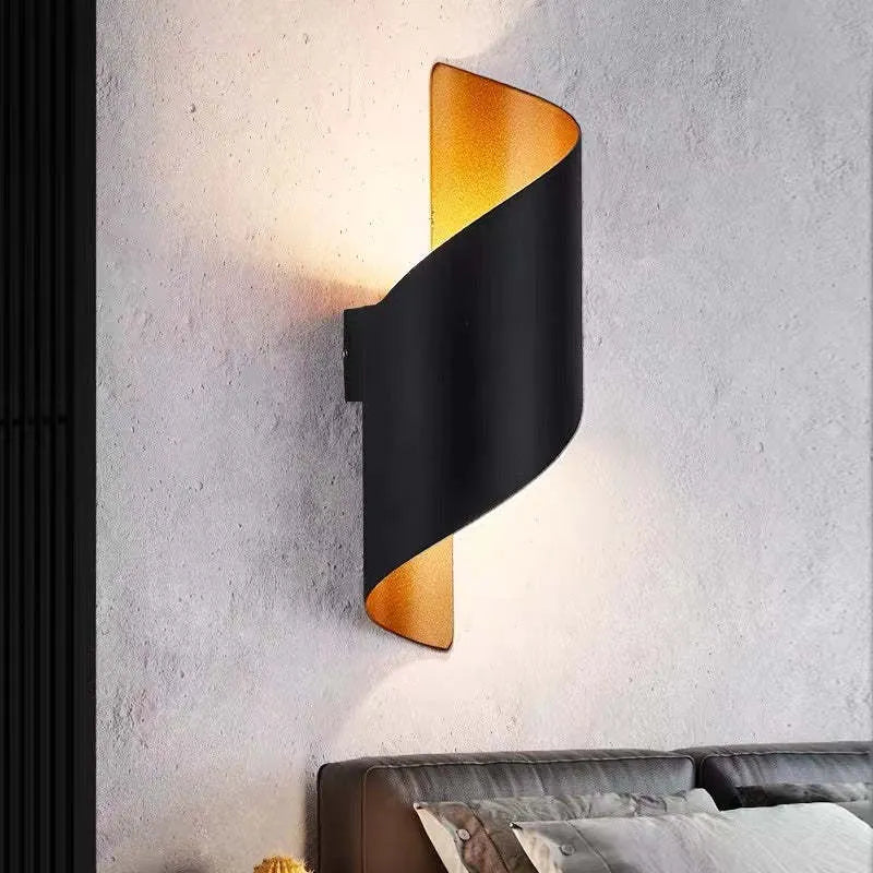 Modern Wandleuchte LED Unregelmäßig Metall Schlafzimmer