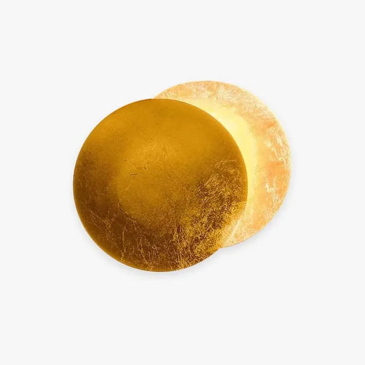 Nordic Mond Wandleuchte LED Gold/Roter Bronzer Metall Wohn/Schlafzimmer